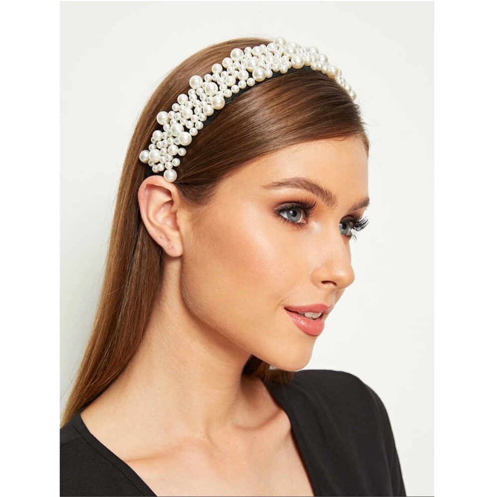 Faux Pearl Headband